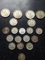 Zwitserland lot van 19 zilveren munten, Zilver, Ophalen of Verzenden