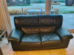 Volledige lederen salon, Huis en Inrichting, Ophalen, Gebruikt, Leer