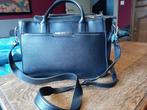 Sac noir en cuir Calvin Klein, Handtassen en Accessoires, Tassen | Damestassen, Ophalen, Gebruikt, Zwart, Handtas