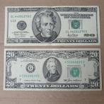 2 x 20 dollars USA set nr 2, Postzegels en Munten, Bankbiljetten | Amerika, Setje, Ophalen of Verzenden, Noord-Amerika