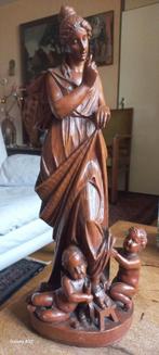 Allegorische Voorstelling Moeder met twee Kinderen Bohemen ., Antiek en Kunst, Ophalen of Verzenden