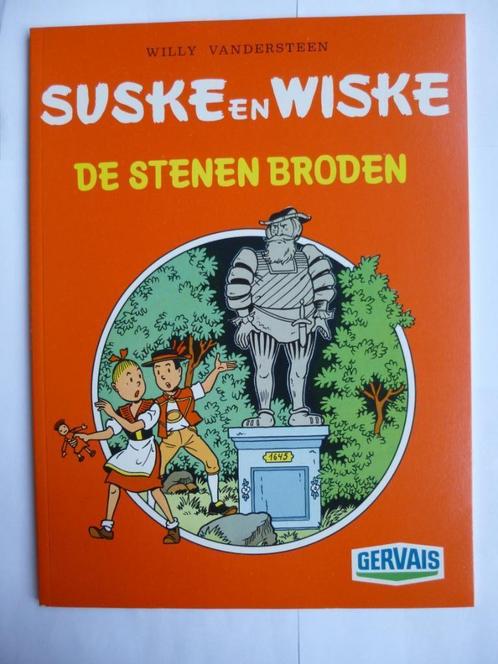 SUSKE EN WISKE RECLAME UITGAVE"DE STENEN BRODEN"GERVAIS 1986, Livres, BD, Comme neuf, Une BD, Enlèvement ou Envoi