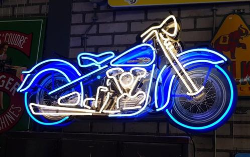 Grote motor decoratie neon mancave showroom garage lamp, Collections, Marques & Objets publicitaires, Neuf, Table lumineuse ou lampe (néon)