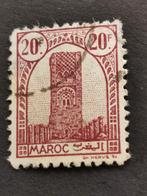 Marokko 1943 - Hassan Toren, Rabat, Ophalen of Verzenden, Marokko, Gestempeld