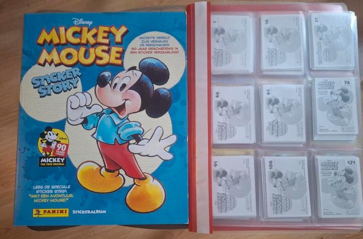 Panini Mickey Mouse Disneyalbum leeg + volledige set 312 afb, Hobby en Vrije tijd, Verzamelkaartspellen | Overige, Gebruikt, Ophalen of Verzenden