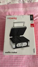 Koenig wafelijzer NIEUW, Ophalen, Zo goed als nieuw