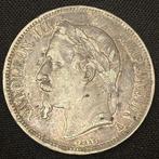 Frankrijk - 5 frank 1867A - KM799 - 4, Frankrijk, Zilver, Ophalen of Verzenden, Losse munt