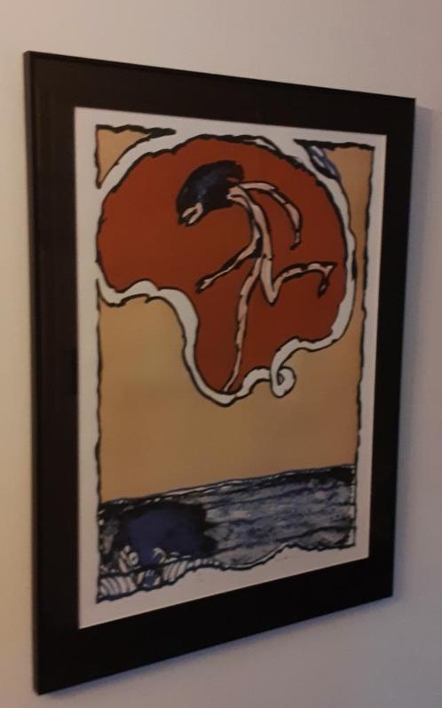 Pierre Alechinsky, Worldly flying Object, Antiek en Kunst, Kunst | Litho's en Zeefdrukken, Ophalen