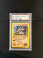 2/132 brock's rhydon 1e psa 9 € 180,00 holo, Ophalen of Verzenden, Losse kaart