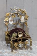 Belle chaise de mariée française antique avec grand coussin, Enlèvement ou Envoi