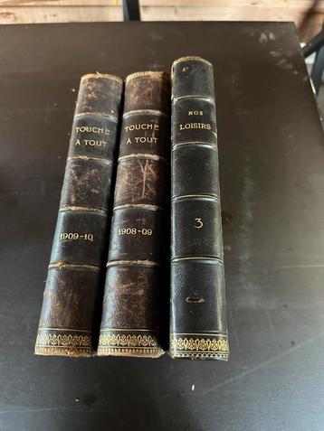 Oude boeken periode 1910 touche a tout & nos loisirs  disponible aux enchères