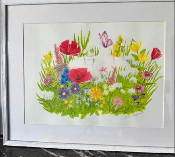 Illustratie Leen Huysmans, Antiek en Kunst, Kunst | Litho's en Zeefdrukken, Ophalen of Verzenden