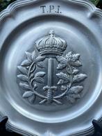 Oud embleem politie ""T.P.I."" Tinnen bord, Ophalen of Verzenden