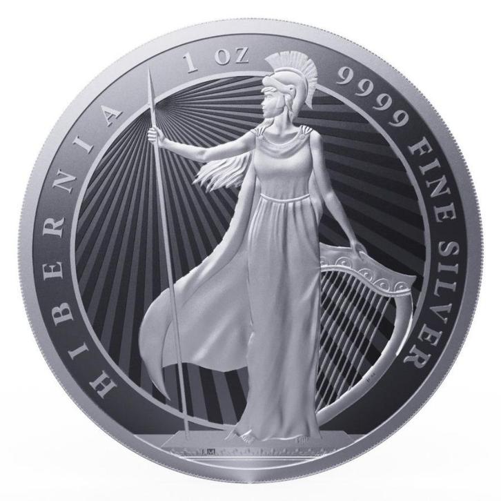 Pièce de 1 oz en argent Hibernia - Niue 2023 - À acheter en, Timbres & Monnaies, Monnaies | Océanie, Monnaie en vrac, Argent, Enlèvement ou Envoi