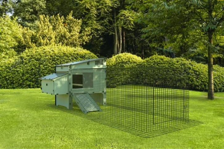 Kunststof Kippenhok - Nestera Aspen 6 | Met 3 meter ren, Dieren en Toebehoren, Pluimvee | Toebehoren, Nieuw, Kippenhok of Kippenren