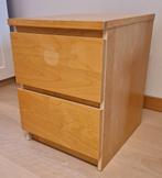 Ikea MALM Ladekast 2 lades, Huis en Inrichting, Ophalen, Minder dan 50 cm, Gebruikt, 1 of 2 laden