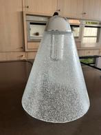Conische Bubble Glass design hanglamp 1970s, Glas, Ophalen