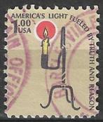 USA 1978/1979 - Yvert 1230 - Kaars op staander (ST), Verzenden, Gestempeld