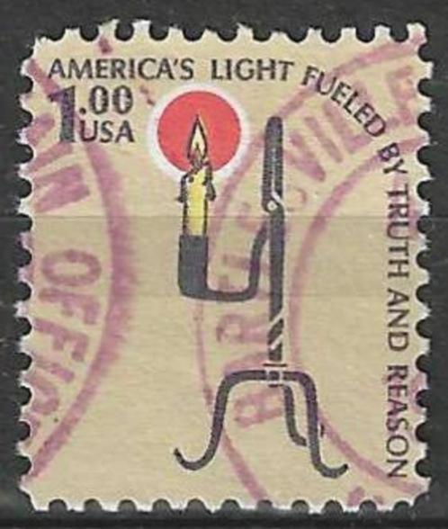 USA 1978/1979 - Yvert 1230 - Kaars op staander (ST), Postzegels en Munten, Postzegels | Amerika, Gestempeld, Verzenden