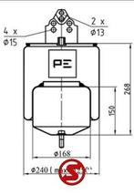 Soufflet de suspension pneumatique arrière droit, Neuf, Volvo, Autres pièces automobiles