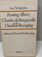 koning albert charles de broqueville en de vlaamse beweging, Ophalen of Verzenden, Gelezen