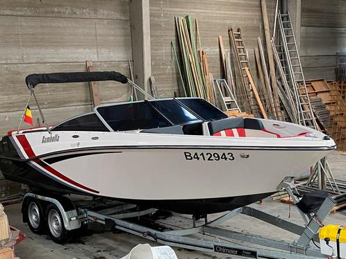 Glastron 205 Gts bowrider, Watersport en Boten, Speedboten, Zo goed als nieuw, 6 meter of meer, Benzine, 200 pk of meer, Polyester
