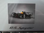 Porsche RS Spyder Carbone Autoart 1/18, Ophalen of Verzenden, Zo goed als nieuw, Auto, Autoart