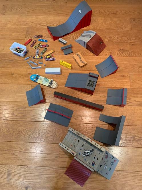 Grote Tech Deck verzameling – ramps, fingerboards…, Kinderen en Baby's, Speelgoed | Overig, Zo goed als nieuw, Jongen of Meisje