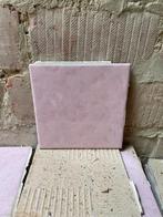roze keramische tegels jaren 70, Doe-het-zelf en Bouw, Tegels, Ophalen, Gebruikt, Minder dan 20 cm, Minder dan 20 cm