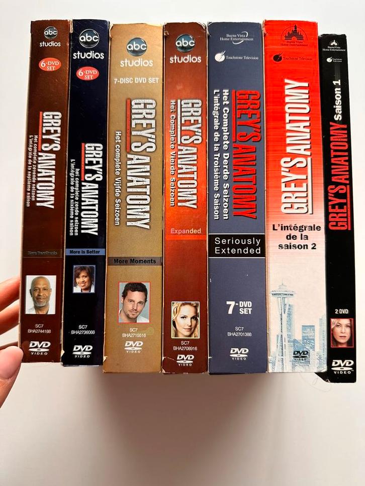 Grey’s Anatomy S1-S7, Cd's en Dvd's, Dvd's | Tv en Series, Gebruikt, Ophalen of Verzenden