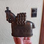 Koperen beeldje ''t Ros Beiaard. 13cm. Uniek stuk., Ophalen, Zo goed als nieuw