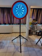 Dartbord met statief en verlichting, Sport en Fitness, Darts, Ophalen, Gebruikt, Dartbord
