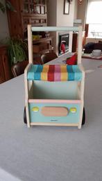 Loopwagentje ijskar, Kinderen en Baby's, Speelgoed | Houten speelgoed, Ophalen, Duw- of Trekspeelgoed