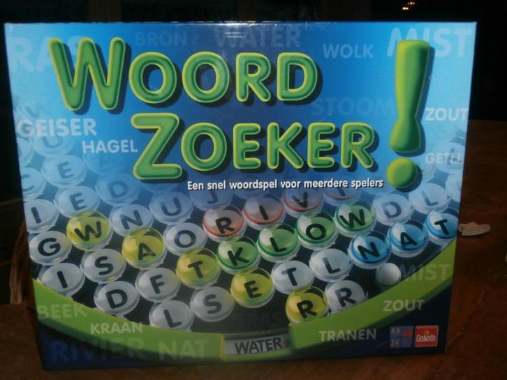 Goliath woordzoeker, Hobby en Vrije tijd, Gezelschapsspellen | Bordspellen, Zo goed als nieuw, Ophalen of Verzenden