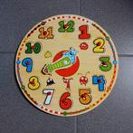 Houten puzzel - klok, Ophalen, Zo goed als nieuw