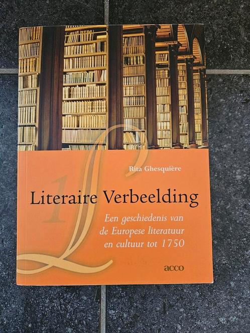 Rita Ghesquiere - Literaire verbeelding, Livres, Littérature, Comme neuf, Enlèvement ou Envoi