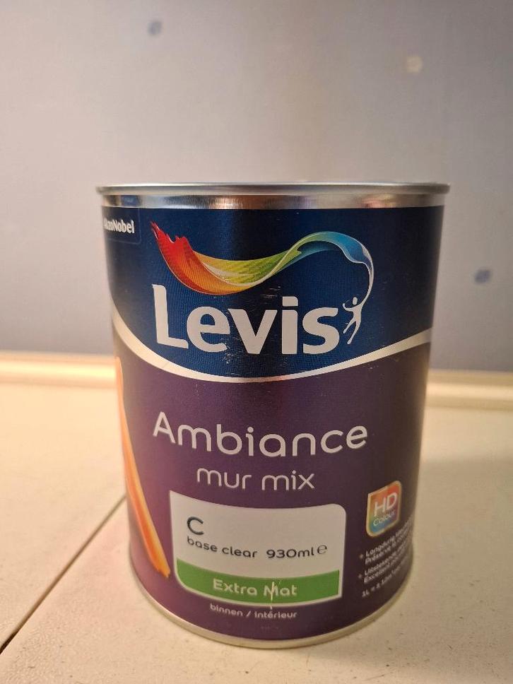 1L verf - Levis - Ruby Color - Nieuw, Doe-het-zelf en Bouw, Verf, Beits en Lak, Nieuw, Verf, Minder dan 5 liter, Overige kleuren
