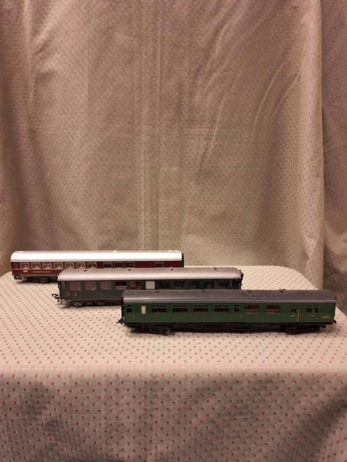 Mooie modeltrein passagierswagons, goedkoop!, Hobby en Vrije tijd, Modeltreinen | H0, Zo goed als nieuw, Ophalen of Verzenden