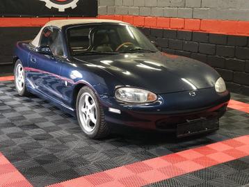 Mazda MX5 1.6i 16v avec hard-top, Cuir, Beige, Entreprise, Boîte manuelle