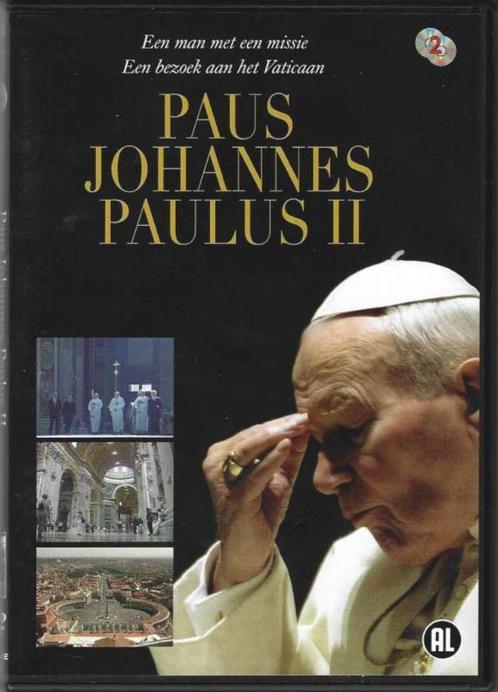Paus Johannes Paulus II (2DVD)  Een Man Met Een Missie, Cd's en Dvd's, Dvd's | Religie en Gospel, Zo goed als nieuw, Alle leeftijden