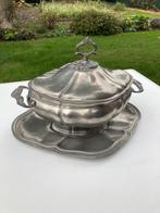 Tinnen terrine, Ophalen