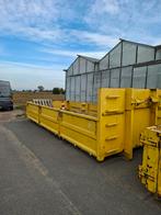 Haak container met aluminium berten, Ophalen