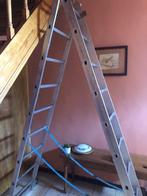Schaal 3 x 9 stappen in perfecte staat, Ladder, Zo goed als nieuw, 4 meter of meer, Ophalen