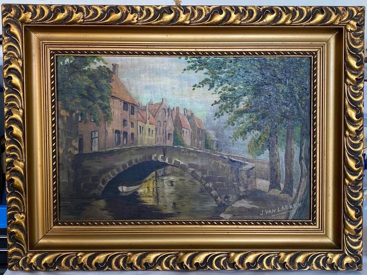 Olieverfschilderij op paneel, Antiek en Kunst, Kunst | Schilderijen | Klassiek, Ophalen of Verzenden