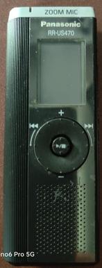 Panasonic RR-US470 IC Recorder, Audio, Tv en Foto, Ophalen of Verzenden, Zo goed als nieuw, Draagbaar, Panasonic