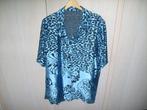 Blauwe feestblouse, Kleding | Dames, Ophalen, Blauw, Maat 42/44 (L), Haute couture Lorré