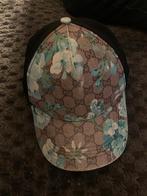 Gucci pet bloemen blauw, Ophalen, Zo goed als nieuw, Pet