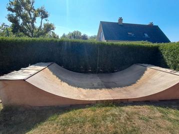 Mini-rampe (demi-tube), Enlèvement, Utilisé, Skateboard