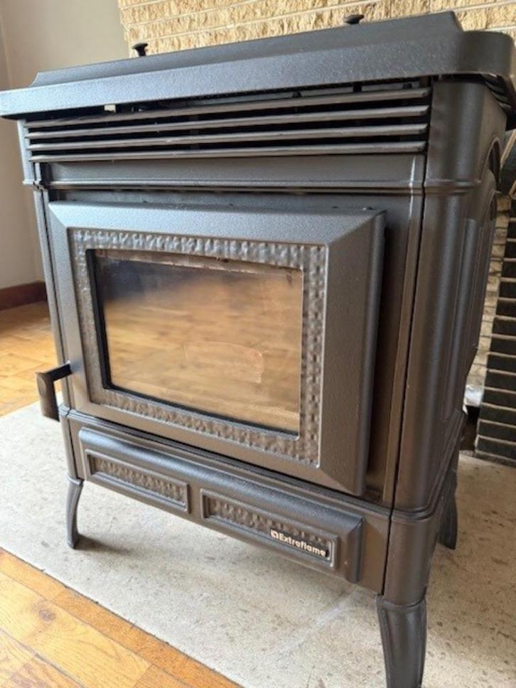 Pelletkachel La Nordica Extraflame model Teodora Evo, Huis en Inrichting, Kachels, Gebruikt, Vrijstaand, Pelletkachel, Overige brandstoffen