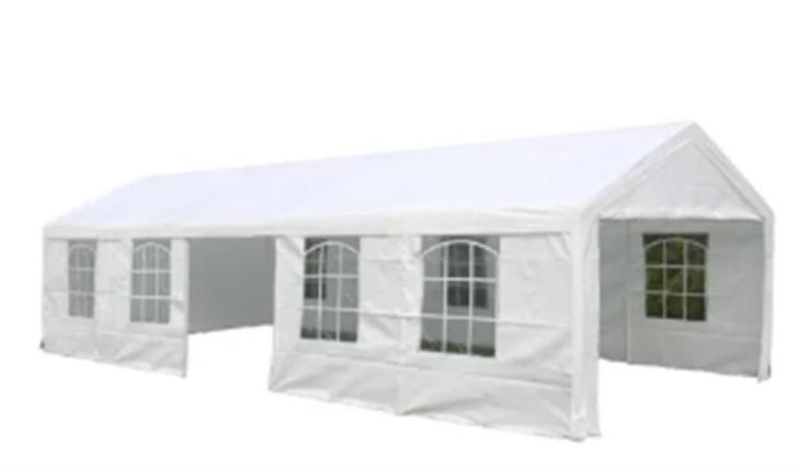 2 feesttenten (elk 5x10M) te koop, Tuin en Terras, Partytenten, Zo goed als nieuw, Partytent, 2 meter of meer, 8 meter of meer